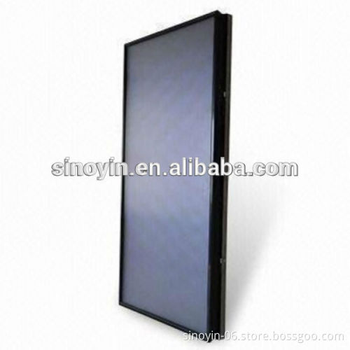 Flat Plate/Panel Solar Thermal Collector with Whole Board Blue Titanium Absorber and Laser Welding